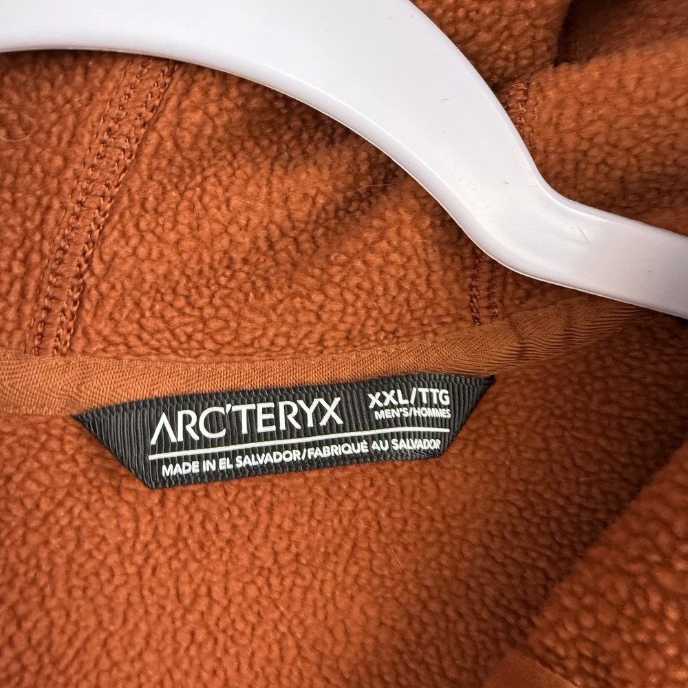 Arc'teryx Kyanite Hoody Men's Orange XXL Fleece Mid Weight Layer Jacket 2xl ** - Picture 4 of 12